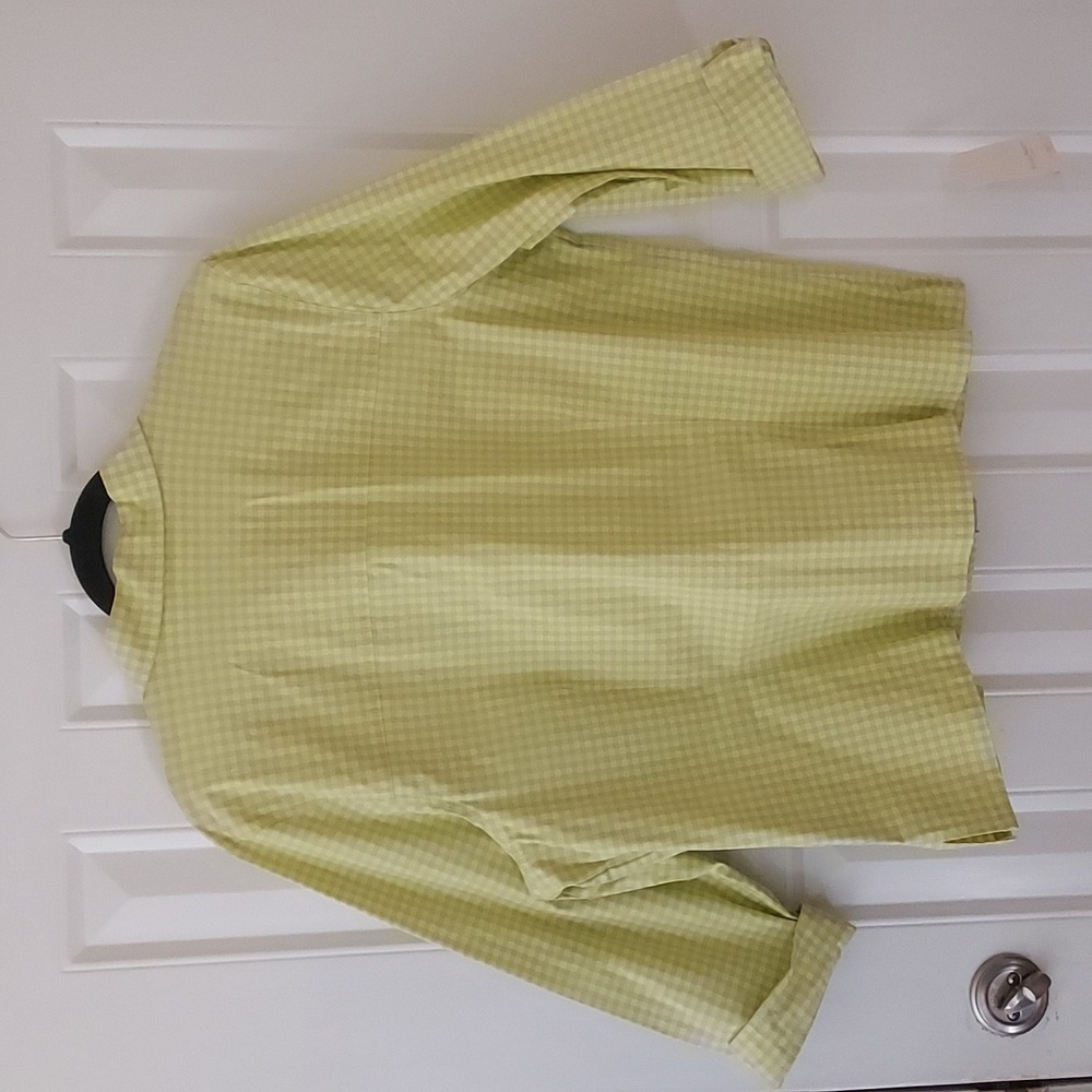 Susan Bristol XL Check Blouse New FINAL - Picture 2 of 9
